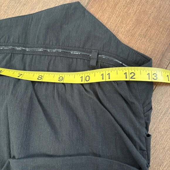 Abercrombie & Fitch Asymmetrical Strapless Top Black XS Removable Straps NWT - Picture 6 of 11